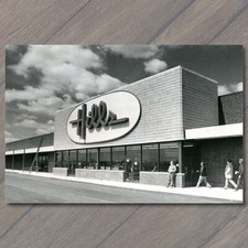 FLATCARD Hills Department Store Logo - Nostalgic Photo Retail Charm     