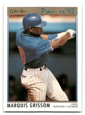 Marquis Grissom 1992 O-Pee-Chee Premier Baseball #176 Montreal Expos