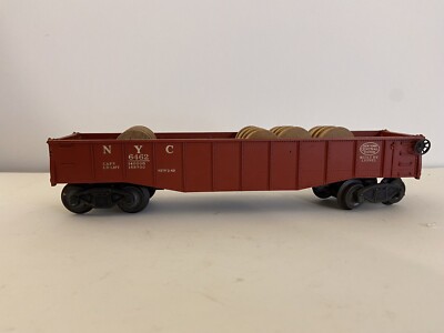 Blazing Auctions - Lionel #6462 New York Central Gondola Car, A Vintage O Gauge Model Train Car Pr