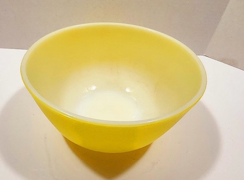 Vintage Anchor Hocking Yellow Mixing Bowl #458 - Picture 8 of 12