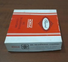 Pimpernel 63 d5543 Scatola 6 sottobicchieri di Vetro Quadrato Antico Rosa