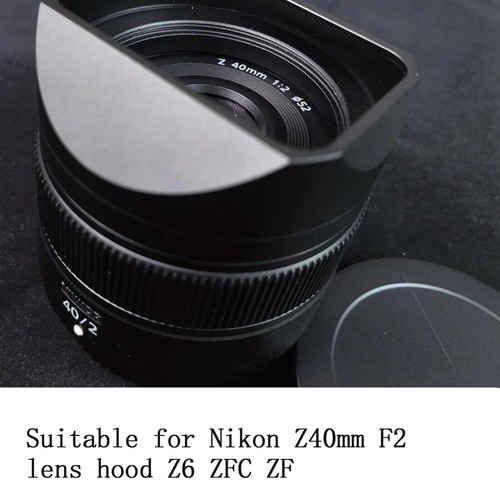 For Nikon Z40mm F2 Square Lens Hood with Adapter Ring and Lens Cap0KtOgtScXR - Picture 6 of 8