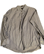 Mens pinstripe dress shirt