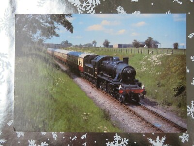 Vintage c1980s Eardington Summit Severn Valley Railway SV34 Real Photo Postcard 