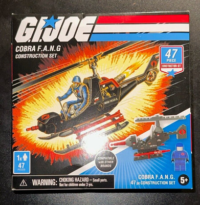 G.I. Joe Cobra F.A.N.G. 47 PC Construction Set Cobra Commander