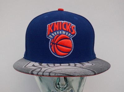 New Era 59FIFTY New York Knicks Blue Hat Fitted Viza Sketch HWC - 7 1/2 READ