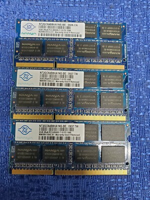 Barrette Mémoire NANYA 2GB DDR3 PC3-8500S - SO-DIMM 204 Broches - Occasion