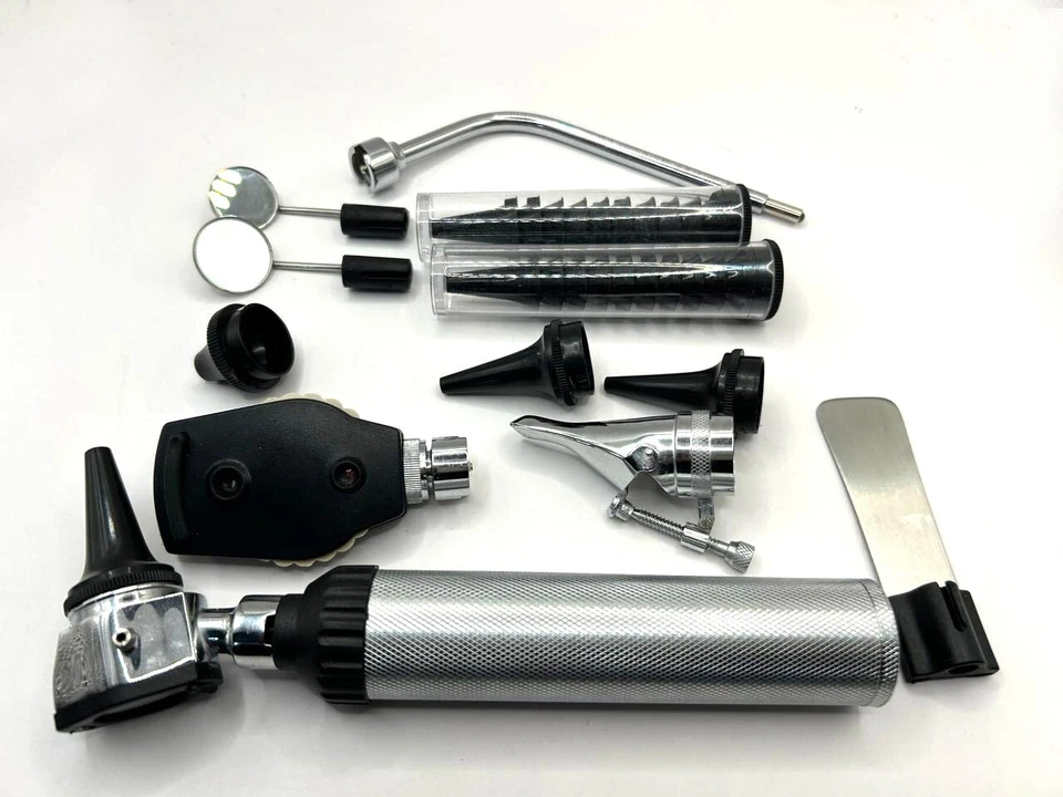 "Otoskop Ophthalmoskop Set Ohrenleuchte Diagnose Ohrtrichter HNO Otologie" ✅ - Bild 2 von 4