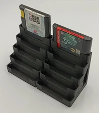 Sega Genesis Display Stand Tower Holder Case - Holds 10 Games
