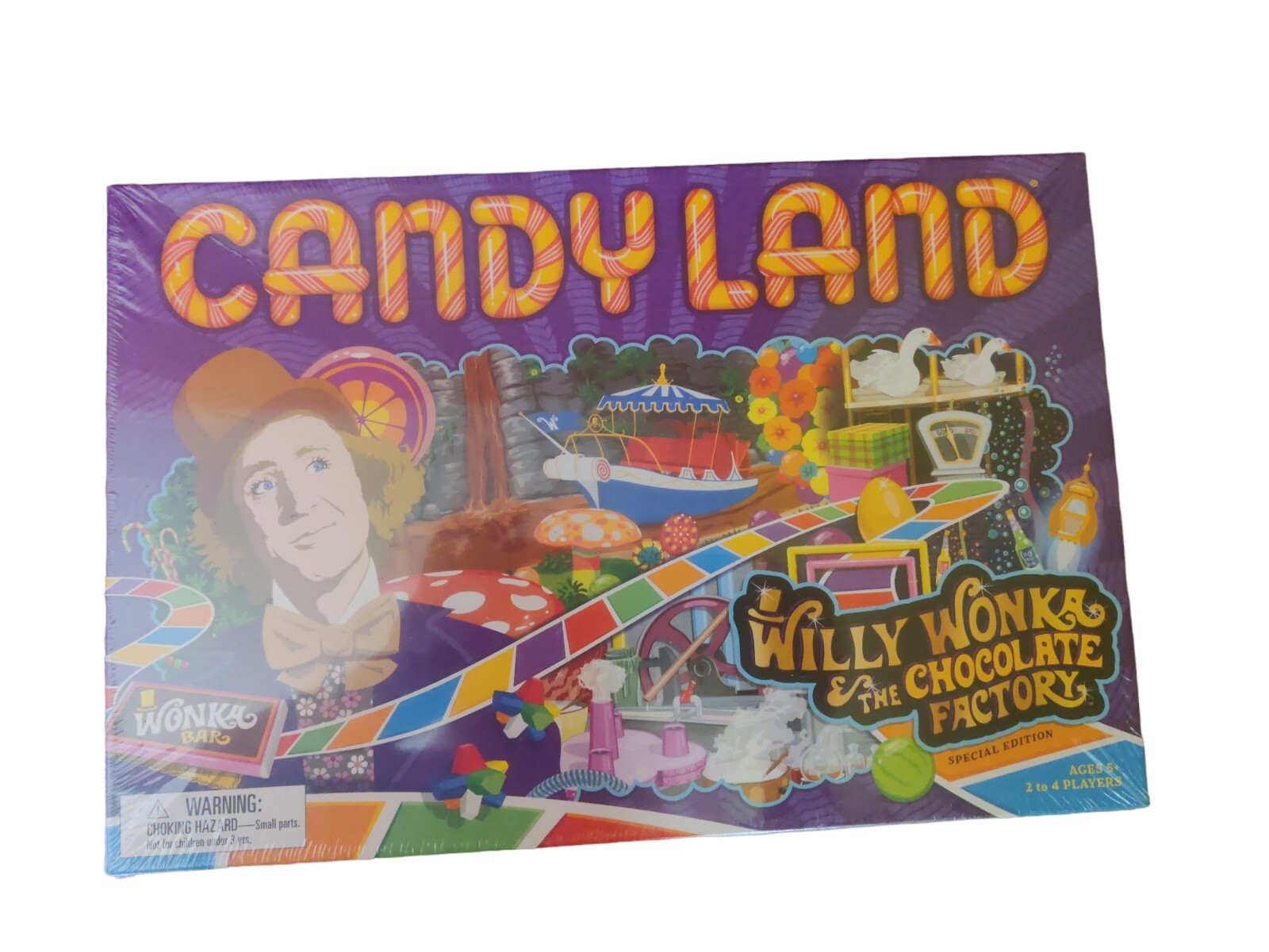 Candy Land Willy Wonka and the Chocolate Factory Special Edition Board Game New