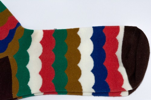 Unisex HAPPY SOX 1 Paio Calze Mix Color Socks Caldo Cotone Unica 38 - 42 - Picture 3 of 5