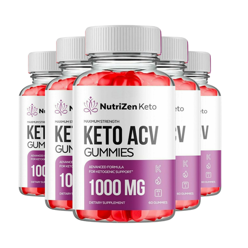 5-Pack NutriZen Keto Gummies, NutriZen Keto ACV Gummies Weight Loss -300 Gummies - Picture 6 of 6