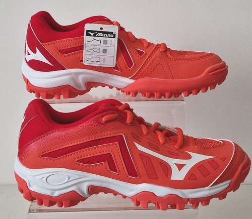 MIZUNO KIDS Wave Lynx Hockeyschuhe Turnschuhe Sneaker JR RED Größe UK 1 EU 32,5 - Bild 3 von 10