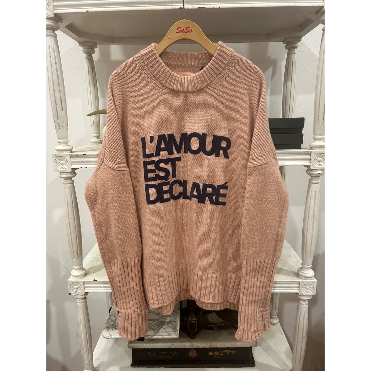 Zadig & Voltaire Malta Oversized Merino Wool Sweater In