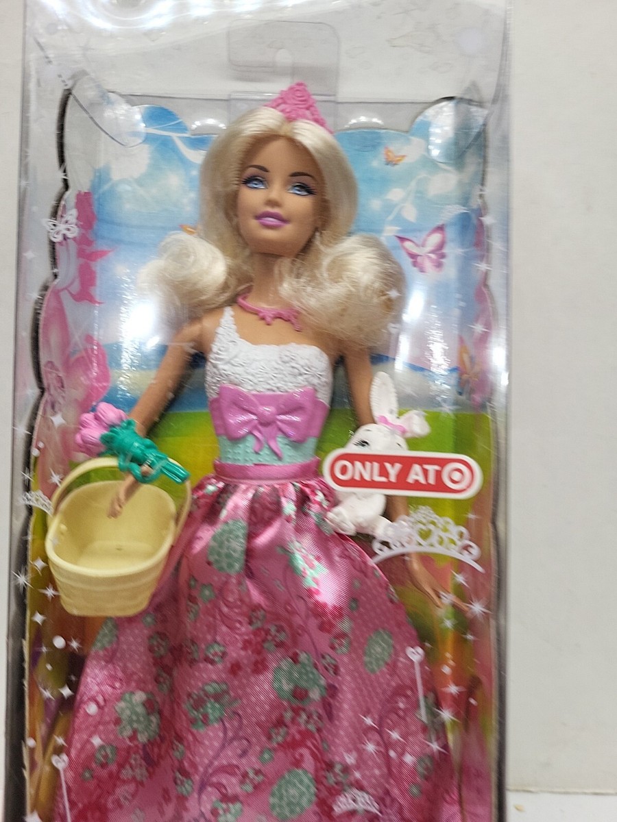 Barbie Fairytale Magic Doll with Basket & Bunny 2011 Mattel