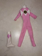 VTG 1994 Mighty Morphin Pink Power Rangers Kimberly Doll Clothes Incomplete Set