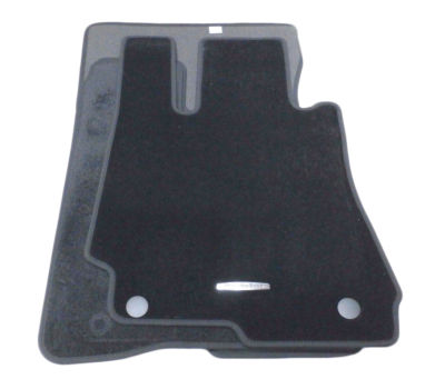 MERCEDES-BENZ W221 S CLASS CARPETED VELOUR FLOOR MAT SET 07-13 GENUINE BLACK OE