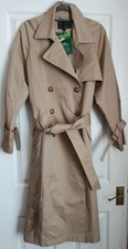 Brixtol Textiles Trench Coat Sand Viw Size L - New with Tags
