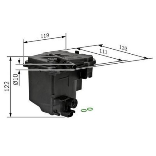 Bosch 0450 907 006 Fuel Filter Replacement For Peugeot 206 1.6 HDi 110 2004-2009 - Picture 5 of 5