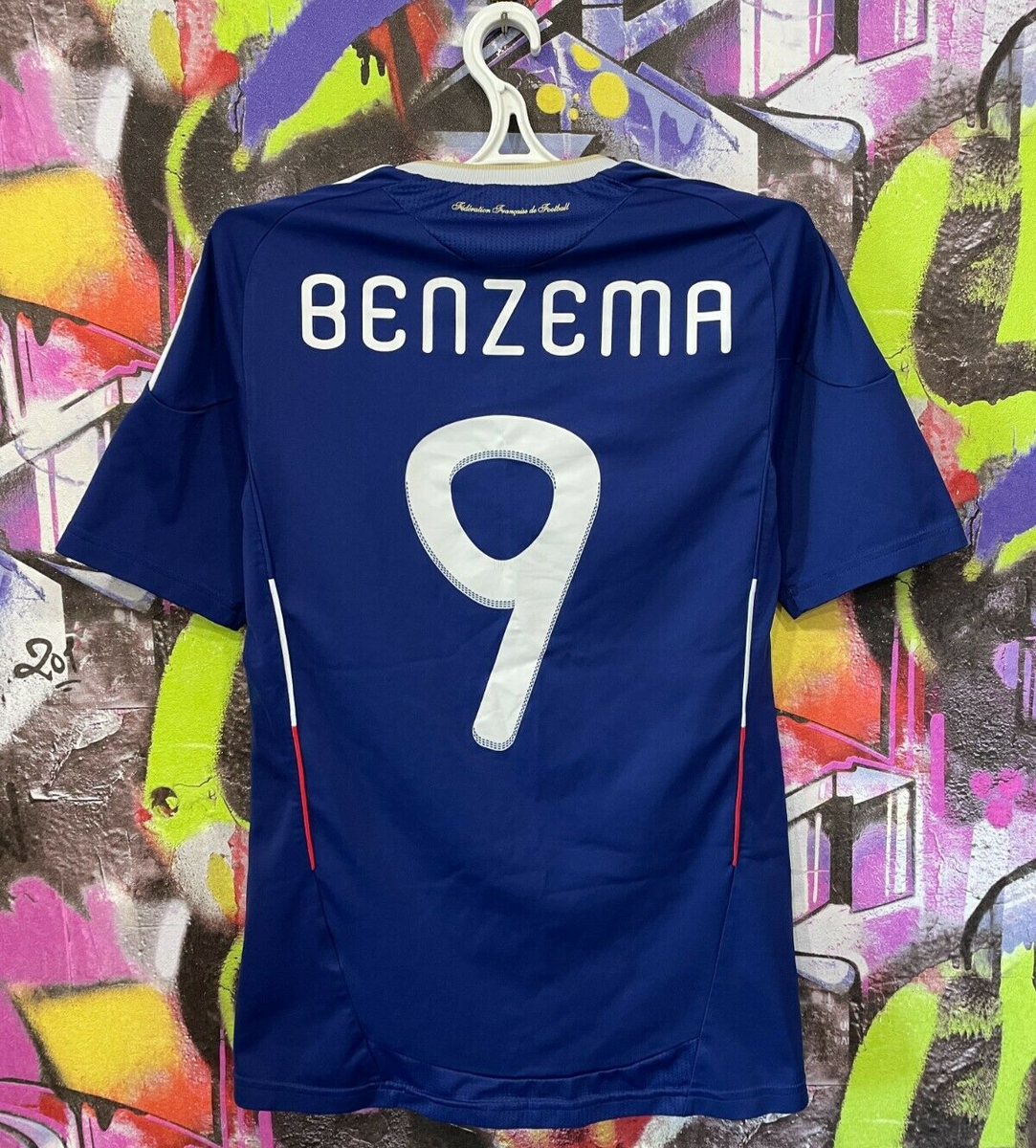 Benzema France 2010 Home Shirt FFF Football Soccer Jersey
