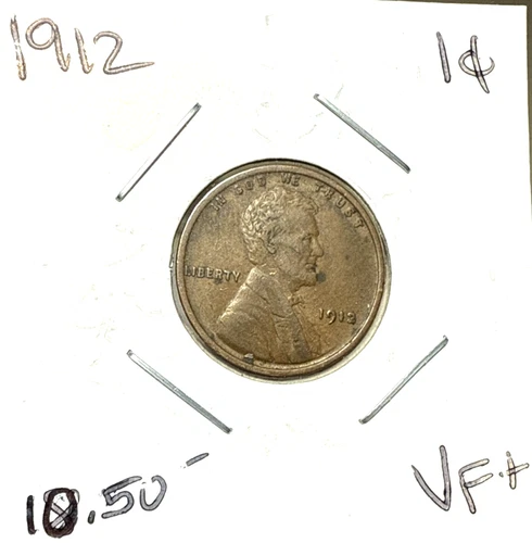 1912 Wheat Penny VF+  Better Date . High Quality Grade 14.01