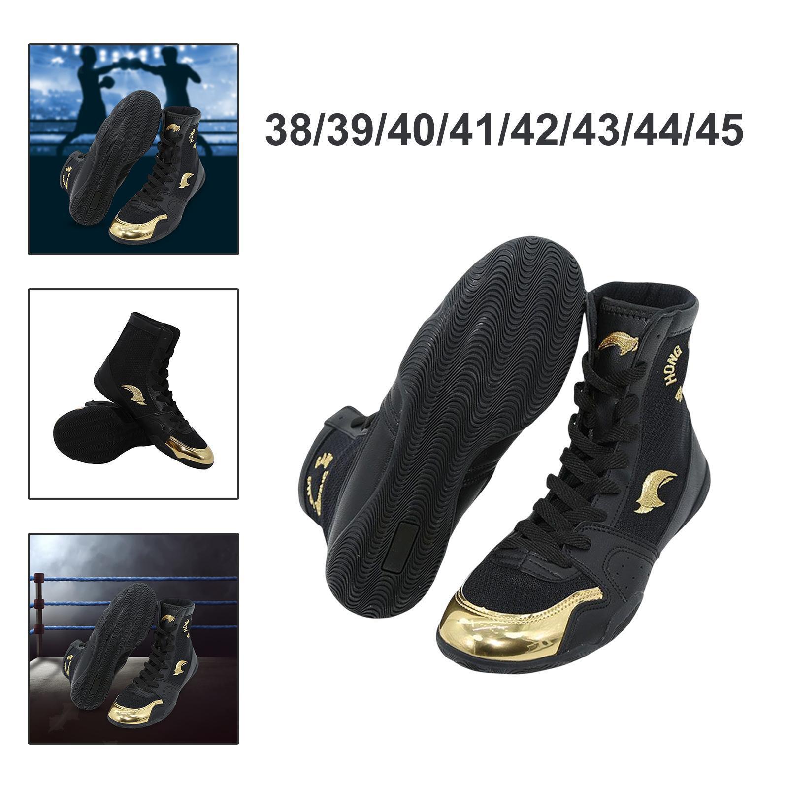 Kickboxschuhe Wrestling Boots Erwachsene für Grappling Martial Arts