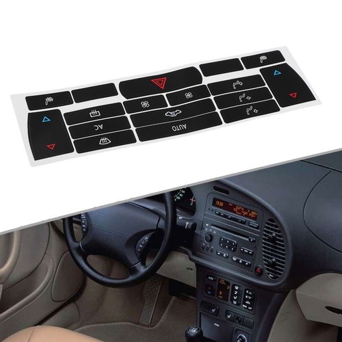 Climate Control Decals Practical Use Reflected Illumination Button Restoration - Picture 9 of 12