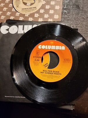WALTER EGAN She's So Tough/Hot Summer Nights 45 7'' POP ROCK Record Vinyl Records