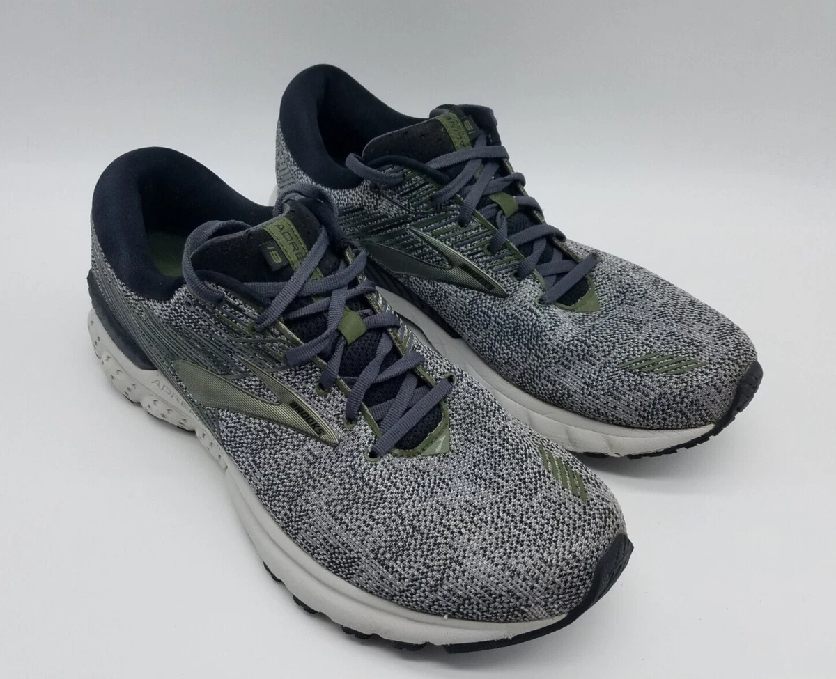 Brooks Adrenaline GTS 19 Men s Running Shoes Size 12 D Medium Gray Black