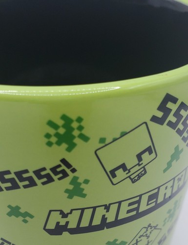 Taza Videojuego Minecraft 2024 Cerámica Creeper Verde Negra 14 Oz Taza ZAK! - Imagen 9 de 13