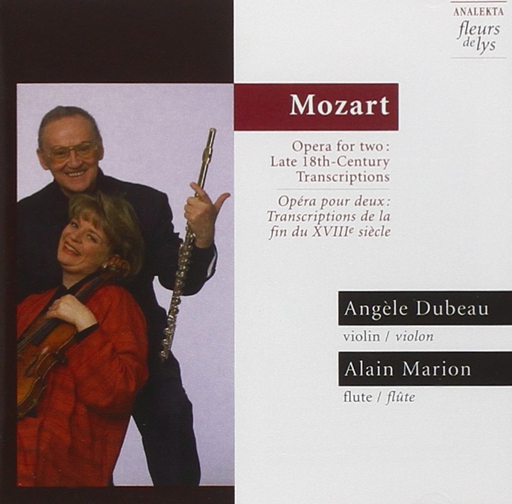 Mozart, Wolfgang Mozart: Opera for two Late 18th-Century Transcripts Dubeau (CD)