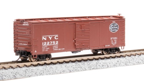 Broadway Limited 7273 N Scale NYC 40' Steel Boxcar 1950's Variety Set D (4) - Picture 14 of 16