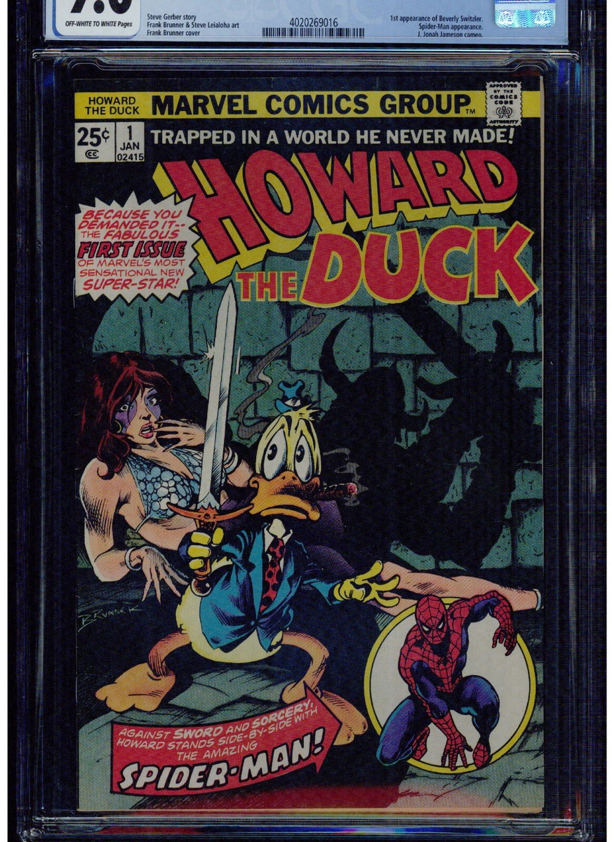 HOWARD DUCK #1 CGC 9.0 1976 MARVEL COMICS 1ST APPEARANCE