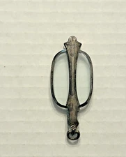 ANTIQUE STERLING ART DECO FOLDING LORGNETTE OPERA GLASSES