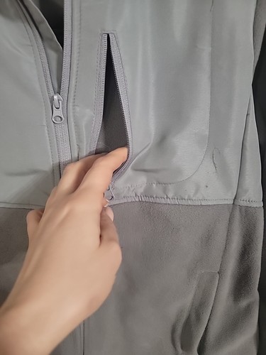Joyce Unisex Full Zip Fleece Jacket Size: L / XL Color Iron Gate - Picture 6 of 9