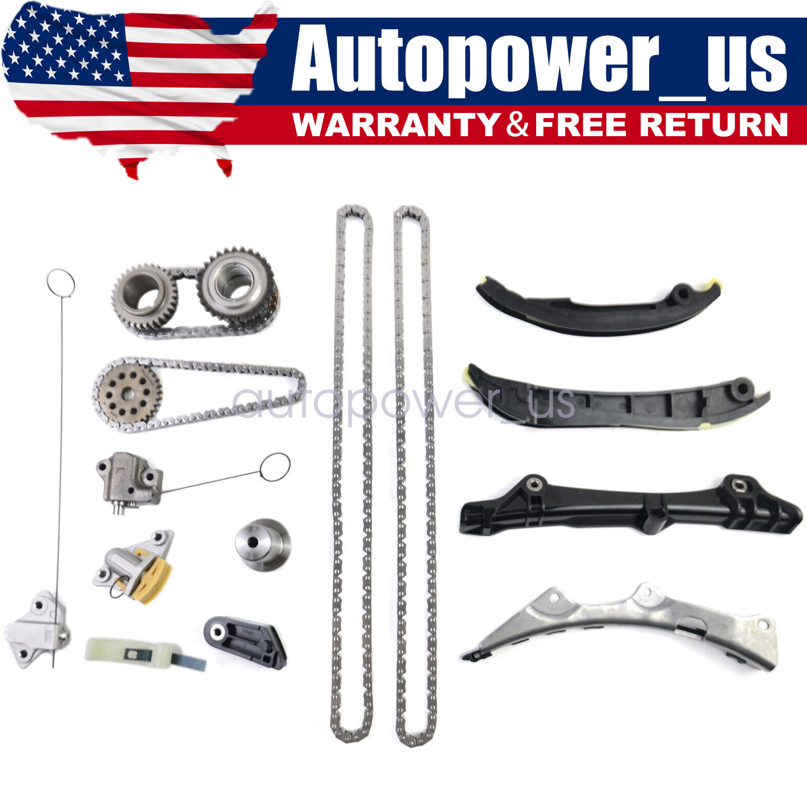 Timing Chain Kit Fit for 2014 2015 2016 2017 Maserati Quattroporte Ghibli NEW