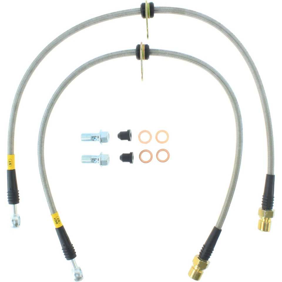 Kit de línea de freno trasero trenzado de acero inoxidable StopTech 950.62509 para Camaro 2010-2015 Foto 2 de 2