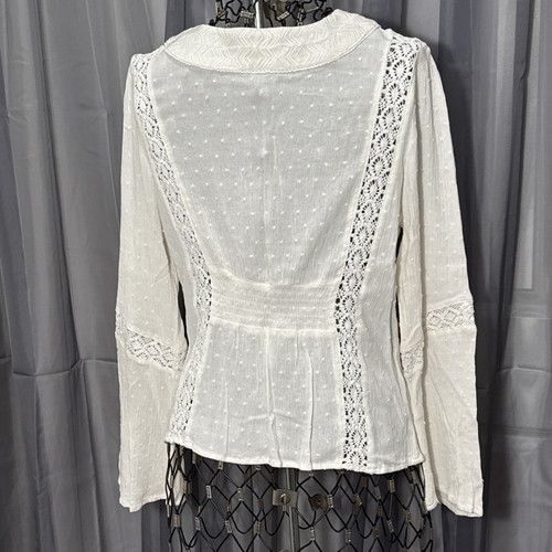 Idyllwind Western Romance Blouse Top Boho cowgirl Miranda Lambert Prairie S - Picture 4 of 15