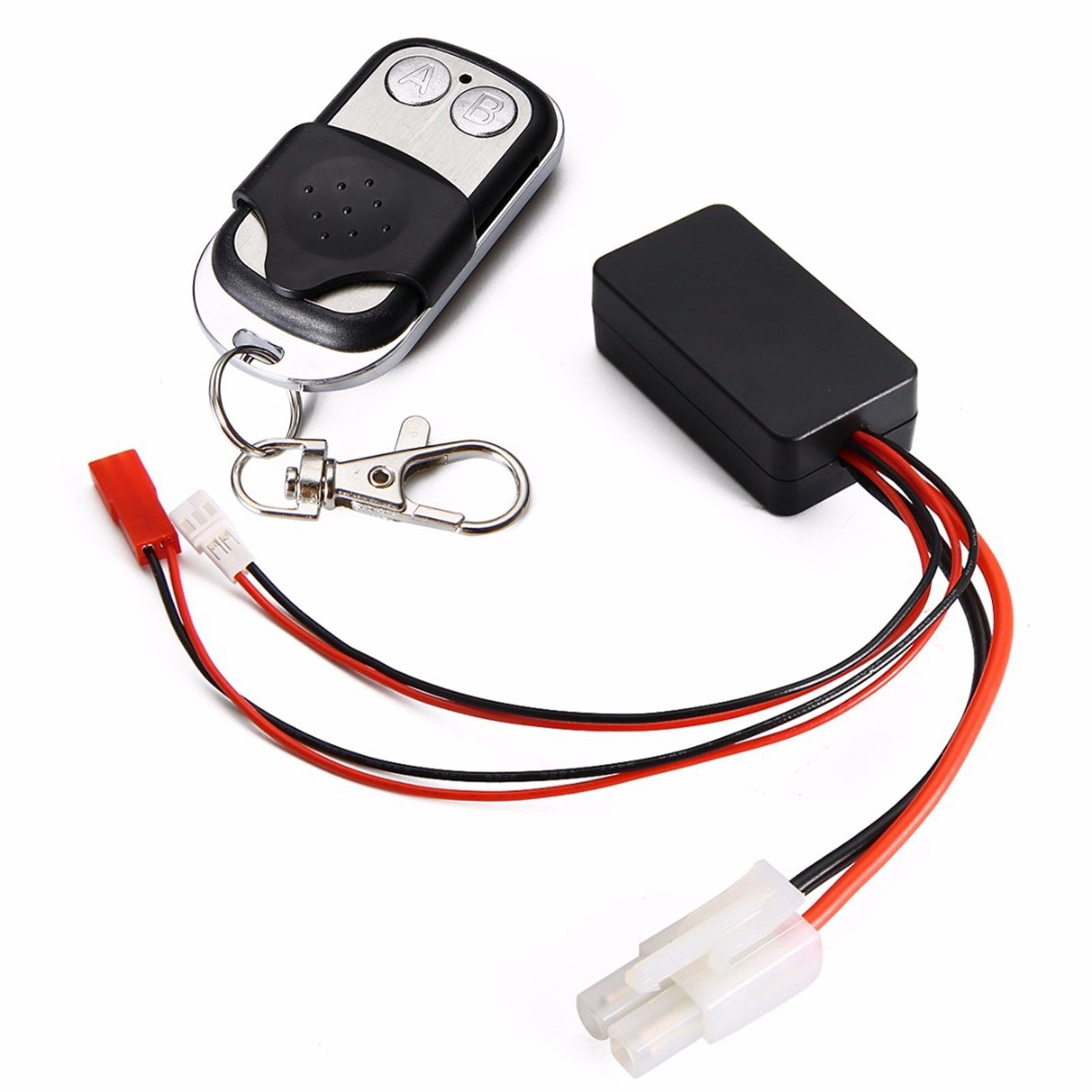 1:10 RC Car Winch Wireless Remote Control Receiver Set for SCX10 TRX-4 Crawler a