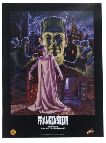 Bride Of Frankenstein Lithograph Universal Monsters Greg & Tim ...