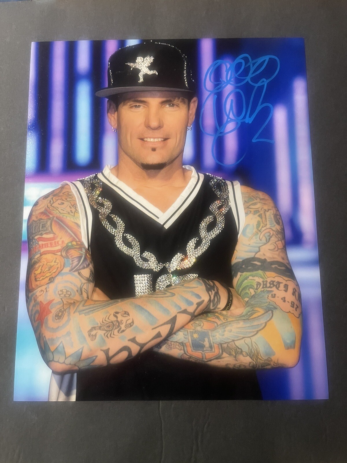 Vanilla Ice Ice Baby In-Person Signed 8x10 Photo BAS COA not PSA JSA 