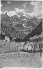 L166 Germany Oberstdorf im Allgau Einodsbach Mountains vintage postcard