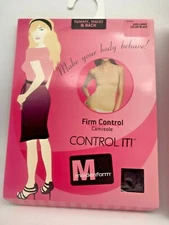 1 Maidenform Firm Control Camisole/Tank Shapewear - size LARGE - Beige