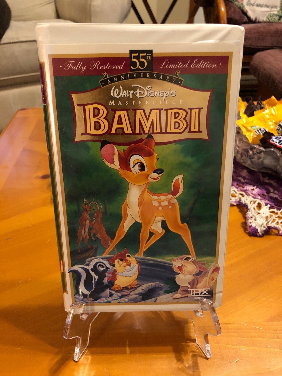 Bambi Disney's 55th Anniversary Masterpiece Collection (1997 VHS