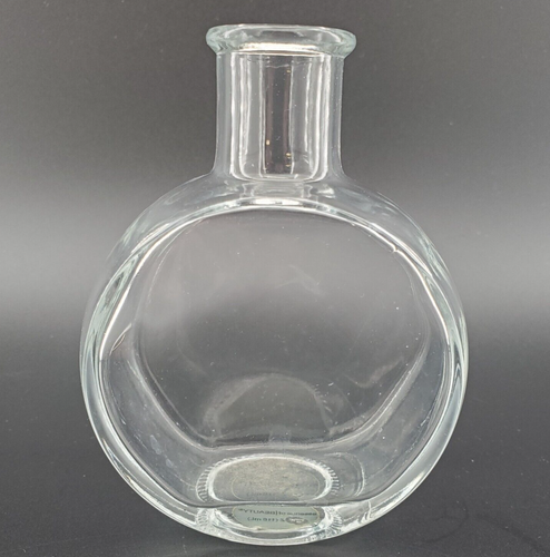 Jarrón pequeño de vidrio transparente botella de perfume 4 fl. oz. 4,5" de alto (lote de 2) - Imagen 3 de 7
