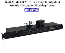 KAWAI MAV-8 MIDI Patchbay 8 outputs 4 Module ...
