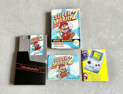Nintendo NES Super Mario Bros.2 OVP Nintendo Entertainment System Mario Madness
