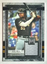 2020 Topps Museum Josh Bell Meaningful Material Game Used Jersey SSP #d /50 SDP