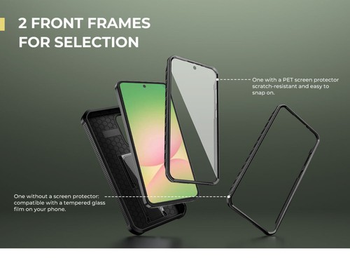 Dexnor Full Body Hülle für Samsung Galaxy A56 5G mit Stoßfester Kamera Cover - Bild 9 von 24