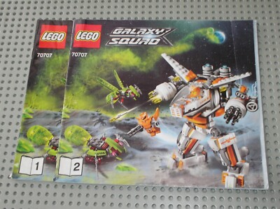 Hinweis Bauanleitung Heft Lego Space Galaxy Squad Set 70707 CLS-89 